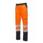 PANTALONE CHARTER C/BANDE ARANCIO/BLU O GIALLO/BLU TG. S-3XL