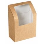 SCATOLA WRAP C/APERT.550ML 90X50X130MM CARTONE/PLA MARR.