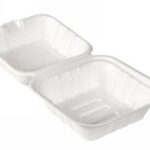 SCATOLA MEAL 1 SCOMP. 475 ML 162X152X80MM BAGASSA BIANCO