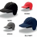 CAPPELLINO TECHNO FLAP CON PARAORECCHIE VARI COLORI TG.UNICA