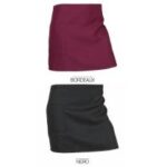 GREMBIULE PRONTA CONS. DA BAR CON TASCA DX BORDEAUX O NERO