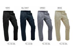 WEB_MW63FC.jpg PANTALONE MULTITASCHE FELPATO COLORATO TG. XS-3XL - immagine 1