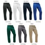 PANTALONE MULTITASCHE GABARDINE ROBERTA VARI COLOR.TG.XS-3XL