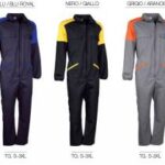 TUTA GABARDINE HI TECH BICOLORE CON TOPPE TG. S-3XL