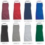GREMBIULE PRONTA CONS. CON TASCA CENTRALE 38X19 CM VARI COL.