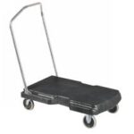TRIPLE TROLLEY NERO CARRELLO C/MANICO