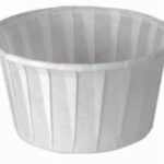 CONTENITORE MONOPORZIONE CARTA BIANCO 118 ML