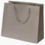 BUSTA FOOD PLATINO C/VERN.ORO.C/MANIG.COTONE 35X28X33+5CM