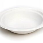 PIATTO FONDO ROT.Ø 18CM POLP.CELL.PFAS FREE BIANCO 400ML