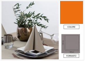 WEB_063701241.jpg TOVAGLIA 120X120 PP FIESTA ARANCIO - immagine 1