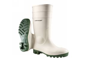 WEB_171BV.jpg STIVALE DUNLOP DUNLOP IN PVC BIANCO S4 TG.36-48 - immagine 1