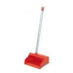 ALZAIMMONDIZIA HYGIENE IN PLASTICA ROSSO C/MANICO ALLUMINIO