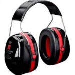 CUFFIA OPTIME III C/ATTACCO ELMETTO G22/G3000 NERO SNR=34 DB