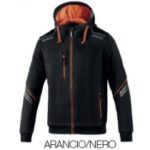 FELPA COLORADO SPARCO NERO/ARANCIO TG. XS-3XL
