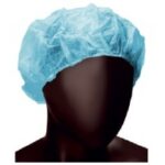 CUFFIA ROUND CAP AZZURRO IN PLP