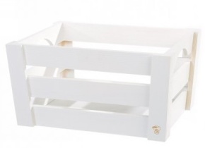 WEB_057401194.jpg CASSETTA SVASATA LEGNO BIANCO BIANCO 28X22X14,5 CM - immagine 1