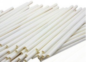 WEB_057401312.jpg CANNUCCE CARTA BIANCA 200X6MM BIANCO 6X200 MM - immagine 1
