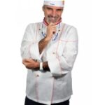 GIACCA DA CHEF MONUSO SMMS 55GR ANTISTATICO  BIANCO MEDIUM