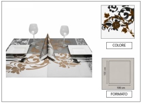 WEB_063700545.jpg TOVAGLIA 100X100 AIRLAID FOUR SEASON CAFFE` - immagine 1