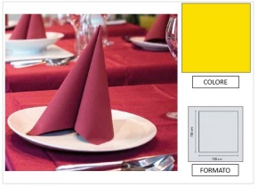 WEB_063700909.jpg TOVAGLIA 150X150 POLIESTERE VANITY GIALLO - immagine 1