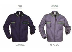 WEB_212100586.jpg GIUBBA UNISEX BICOLORE BLU NAVY-GRIGIO TG. XS-3XL - immagine 1