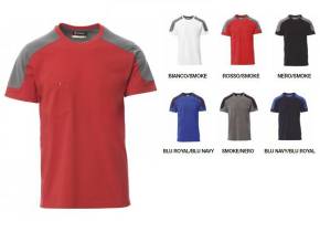 WEB_212100598.jpg T-SHIRT CORPORATE MAN.CORTA C/TASCHIN.VARI COL.TG.XS-5XL - immagine 1