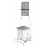 CARRELLO ACCIAIO "COMPACT" A SACCO PORTA DISTRIBUTORI LT. 45