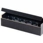 ASTUCCIO LEGNO PER 6 MACARON CON SUPPORTO
