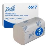 ASCIUGAMANI SCOTT ESSENTIAL PIEGATO "V" 21,2X20 1 V. - 6617