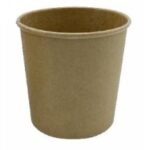 CONTENIT.CART.KRAFT 12OZ LAMIN.PE.337G+15PE Ø90*86H* Ø73MM