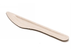 WEB_057401985.jpg COLTELLO IN POLPA DI CELLULOSA PFAS FREE BIANCO 16 CM - immagine 1