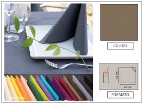 WEB_063700197.jpg TOVAGLIOLO AIRLAID LINEN POCKET40X40 CAPPUCCINO - immagine 1