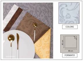WEB_063700297.jpg TOVAGLIOLO AIRLAID DAMASCATO LINEN 40X40 PERLA - immagine 1