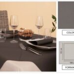 TOVAGLIA 100X100 PP FIESTA ANTRACITE
