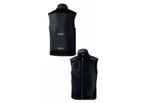WEB_212100997.jpg GILET ILLINOIS SPARCO NERO/GRIGIO TG. XS-3XL - immagine 1