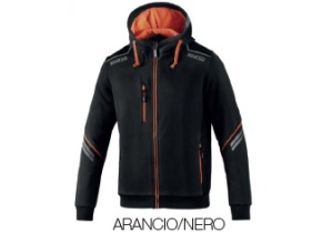 WEB_212100998.jpg FELPA COLORADO SPARCO NERO/ARANCIO TG. XS-3XL - immagine 1