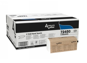 WEB_277500021.jpg ASCIUGAMANI PIEGATI "V" ABSOLUTE 21,5X21 2 VELI - immagine 1