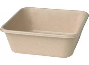 WEB_DUNI177006.jpg SCATOLA QUAD.900 ML 155X155X53MM BAGASSA MARRONE - immagine 1