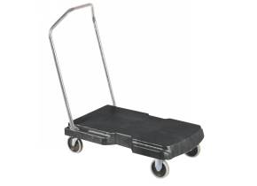 WEB_RCP440100BLA.jpg TRIPLE TROLLEY NERO CARRELLO C/MANICO - immagine 1