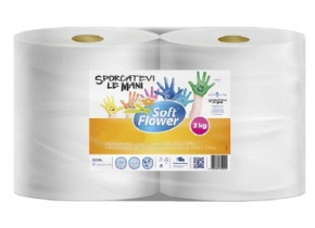 WEB_023000145.jpg BOBINA STROFIROLL PURA CELLULOSA LISCIA 2 VELI KG. 3 - immagine 1