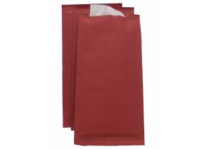 WEB_034400035.jpg BUSTA PORTAPOSATE C/TOVAGLIOLO CARTA PAGLIA BORDEAUX - immagine 1