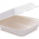 CLAMSHELL POLP.CELL.1300+1000ML BIANCO 230X230X50 +50H MM