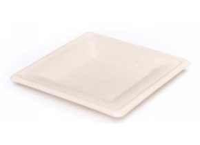 WEB_057401115.jpg PIATTO QUADR.POLPA N/SBIANCATA 20X20CM NATURALE 20X20 CM - immagine 1