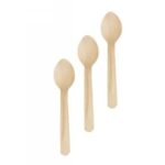 CUCCHIAIO LEGNO NATURALE 155 MM