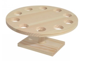 WEB_057401168.jpg DISPENSER ROT.PER 10 CONI - Ø 20CM NATURALE Ø20X95 H - immagine 1
