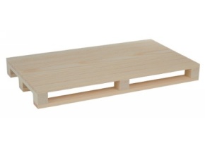 WEB_057401183.jpg MINI PALLET LEGNO NATUR.35X19,6X3,5HCM NATUR.35X19,6X3.5 CM - immagine 1