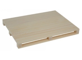 WEB_057401185.jpg MINI PALLET LEGNO NATUR.40X30X3,5HCM NATUR.40X30X3.5 CM - immagine 1