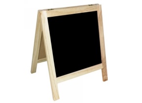 WEB_057401195.jpg LAVAGNA LEGNO PINO 30X25X1,9CM NATURALE/NERO 30X25X1,9 CM - immagine 1