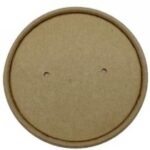 COPERCHIO CART.KRAFT C/FORI X CONTENIT.CART.Ø118MM