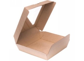 WEB_057401386.jpg CONTENIT. QUADR.CART.RIGIDO C/FIN.TRASP.KRAFT 203X203X84HMM - immagine 1